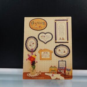 Neighbors By Harriette Tew Counted Cross Stitch Patterns Vintage 1985 Leaflet